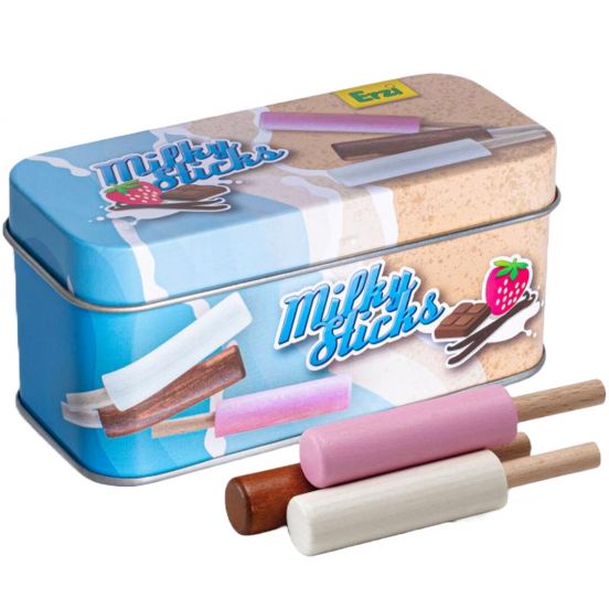 erzi blikje met ijsjes - milky sticks