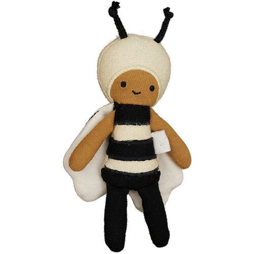 fabelab lappenpopje pocket friend - bee - 12 cm
