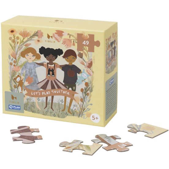 fabelab puzzel let's play together - 49st