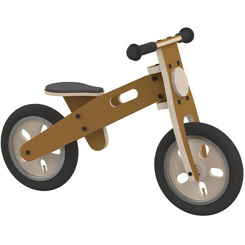 flexa loopfiets mosterd