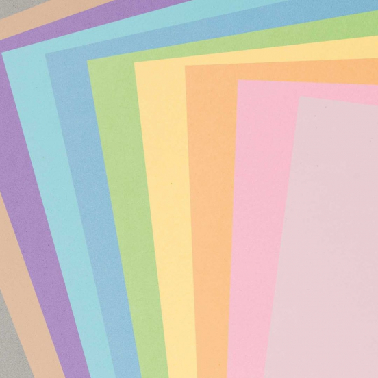 foam platen set - pastel - 10st