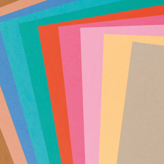 foam platen set - pastel naturel - 10st