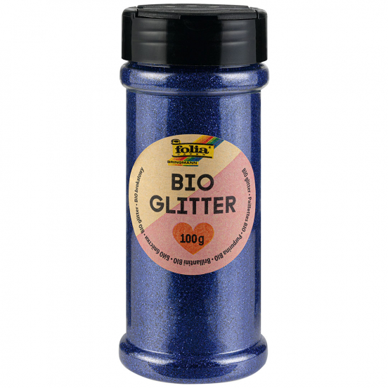 folia glitter - blauw