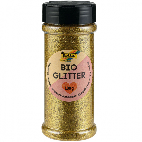 folia glitter - goud