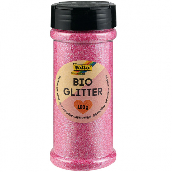 folia glitter - iriserend roze