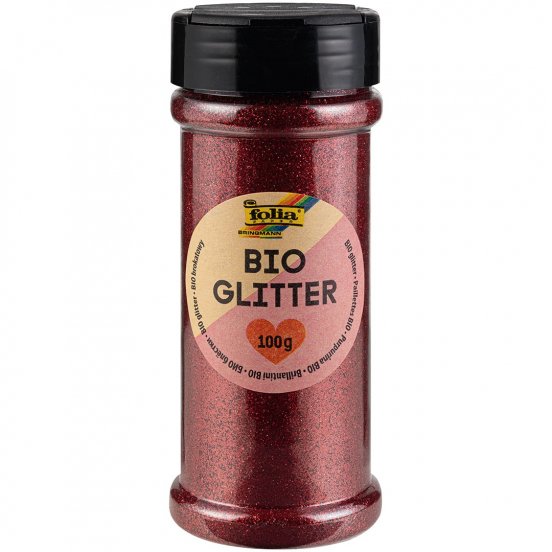 folia glitter - rood