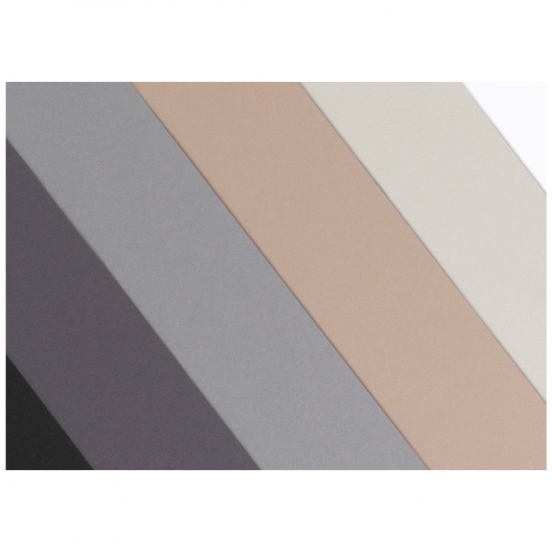 folia knutselpapier - grijs - 100st