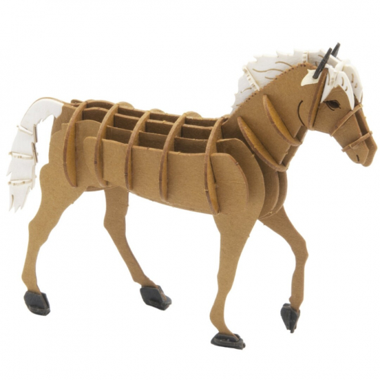 fridolin 3D bouwpakket haflinger paard