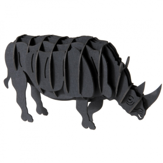 fridolin 3D bouwpakket neushoorn
