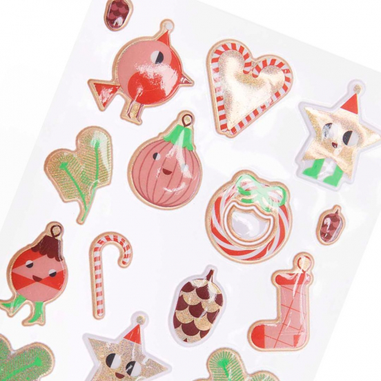 gelstickers christmas rocks figures - 20st