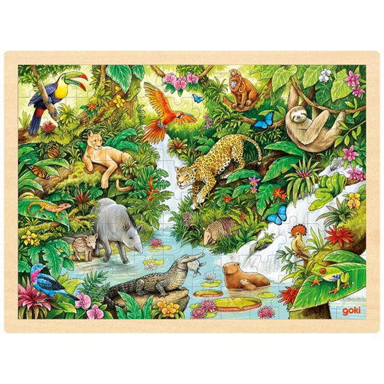 goki puzzel in de jungle - 96st