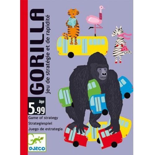 djeco kaartspel gorilla - strategiespel