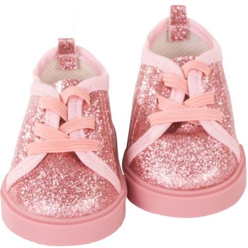 götz poppensneakers roze glitter - m - xl