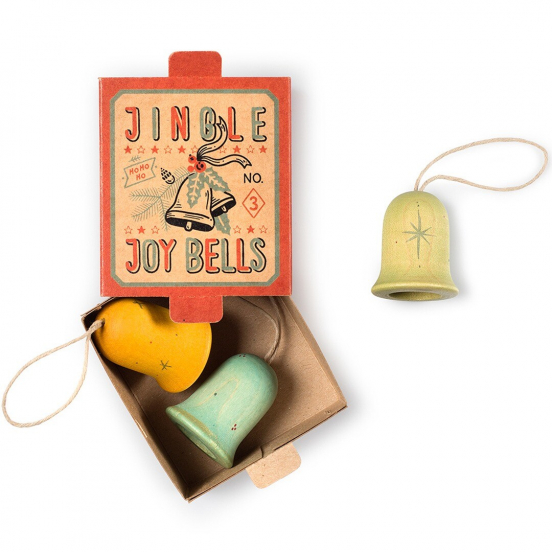 grapat kersthangers jingle joy bells - 3st