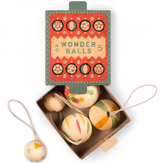 grapat kersthangers wonder balls - 5st