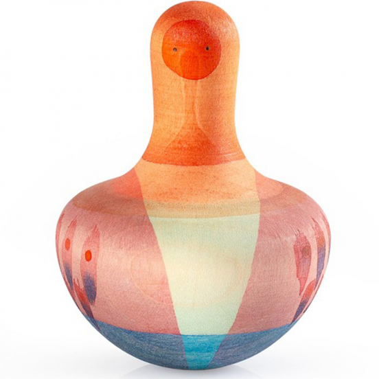 grapat tuimelaar en tol vogel oranje