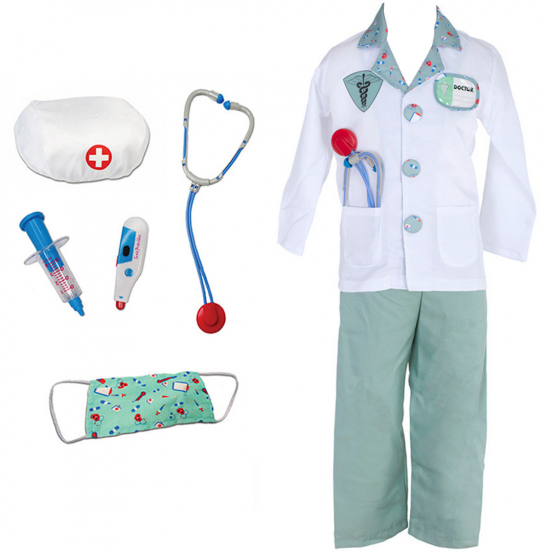 great pretenders verkleedkleding dokter met accessoires - 5-6 jaar