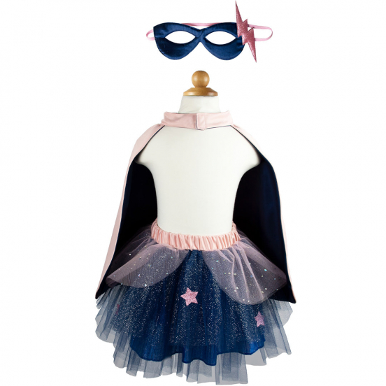 great pretenders verkleedset super-duper - pink navy - 4-6 jaar