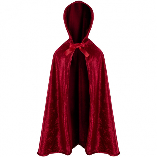 great pretenders verkleedcape roodkapje velvet - 5-6 jaar