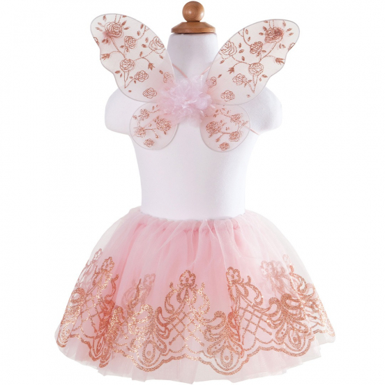great pretenders verkleedrok met vleugels rose gold - 4-6 jaar