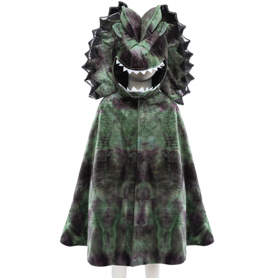 great pretenders verkleedcape met klauwen dino dilophosaurus- 4-6 jaar