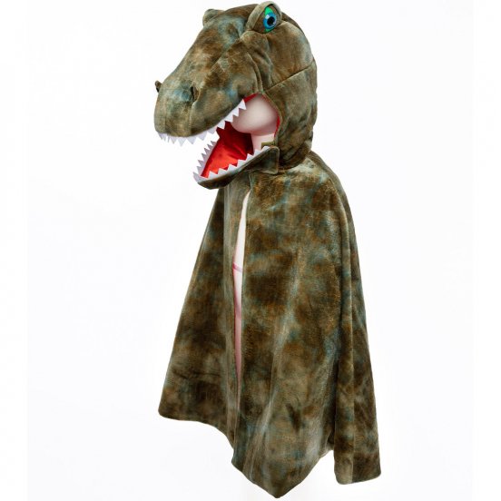 great pretenders verkleedcape met klauwen dino t-rex - 4-6 jaar