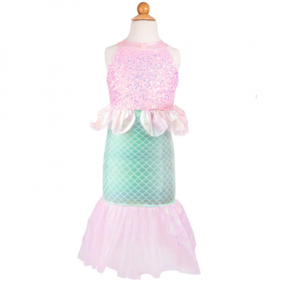 great pretenders verkleedjurk zeemeermin misty roze - 4-6 jaar