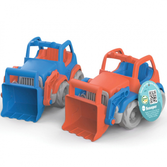 green toys shovel oceanbound - oranje-blauw - assorti