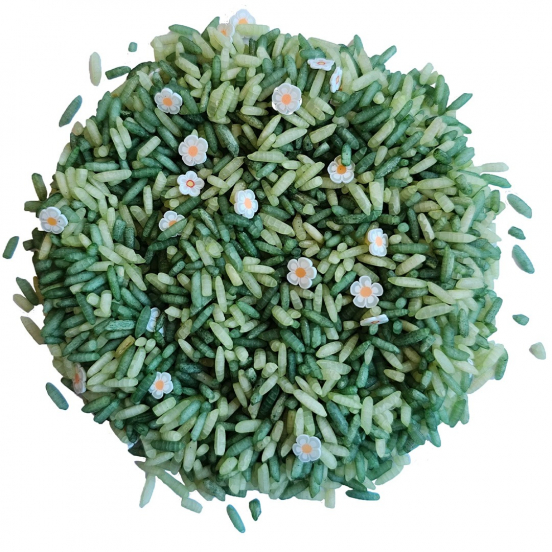 grennn speelrijst white flower mix - 750 gr
