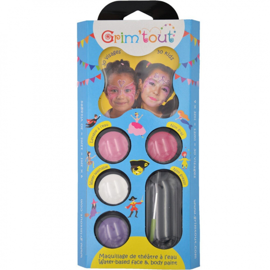 grim'tout schminkset 4 kleuren - vlinder