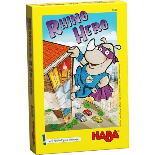 haba kaartstapelspel rhino hero 
