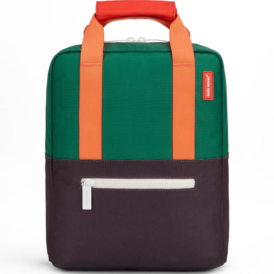 hello hossy rugzak mini dark green - 30 cm
