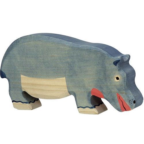 holztiger nijlpaard 19 cm 