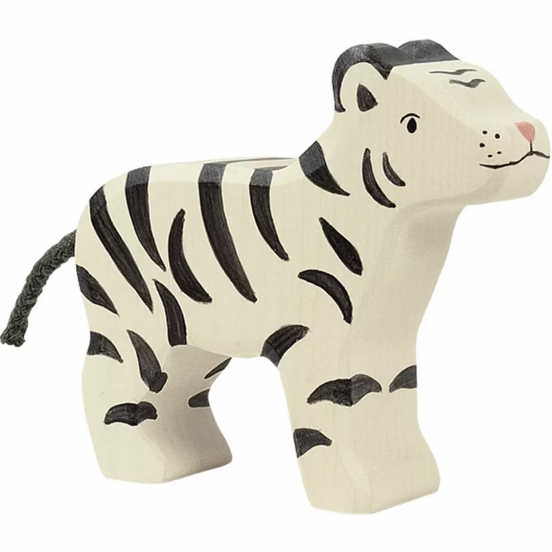 holztiger witte tijger - 9 cm