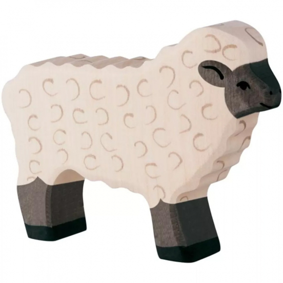 holztiger zwartkopschaap - 11 cm