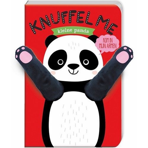 image books kartonboek knuffel me kleine panda