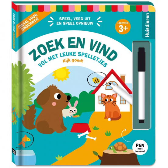 image books spelletjesboek zoek en vind - huisdieren