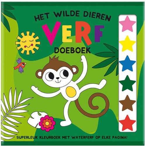 image books doeboek verf - wilde dieren