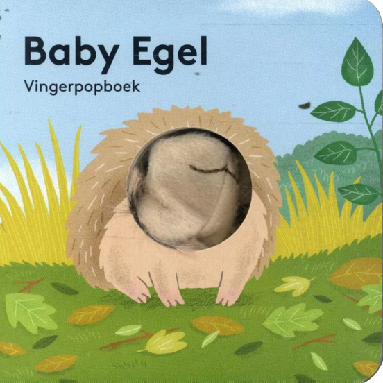 image books vingerpopboek baby egel
