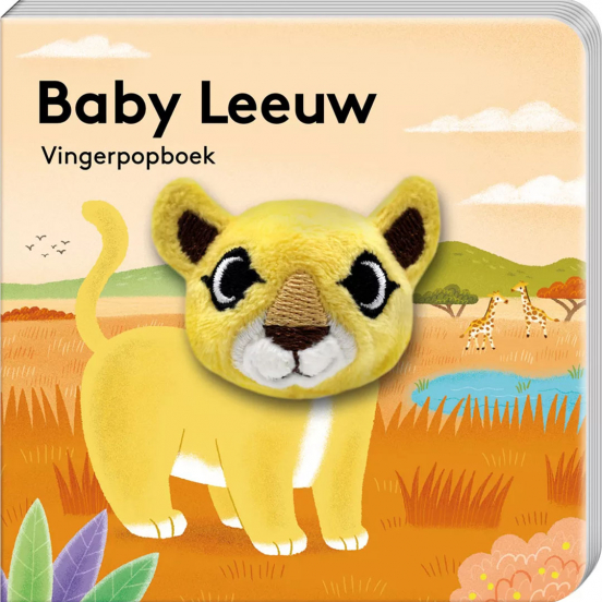 image books vingerpopboek baby leeuw
