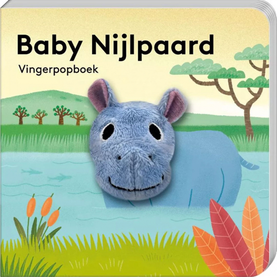 image books vingerpopboek baby nijlpaard