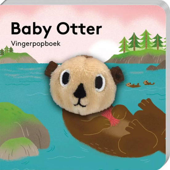 image books vingerpopboek baby otter
