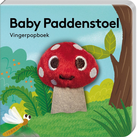 image books vingerpopboek baby paddenstoel