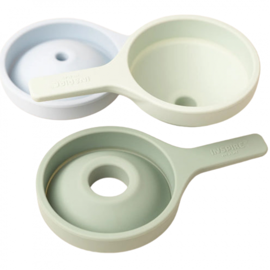 inspire my play opvouwbare trechter - groen blauw - 3st