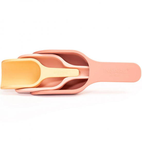 inspire my play schepjes - koraal geel - 3st