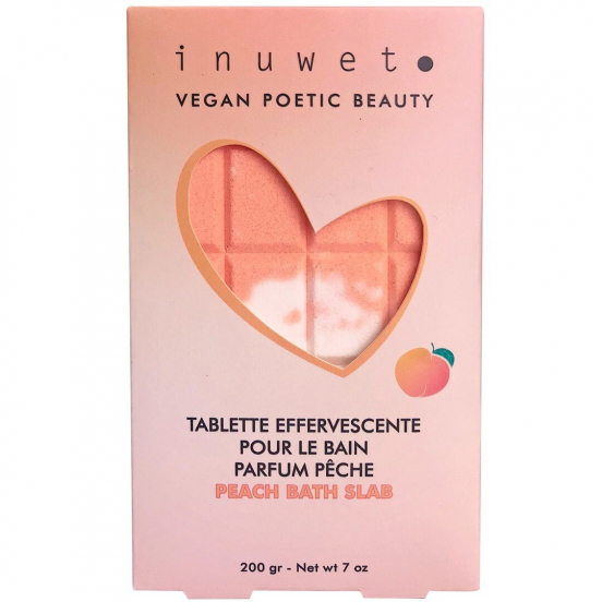 inuwet badtablet bruisend - peach