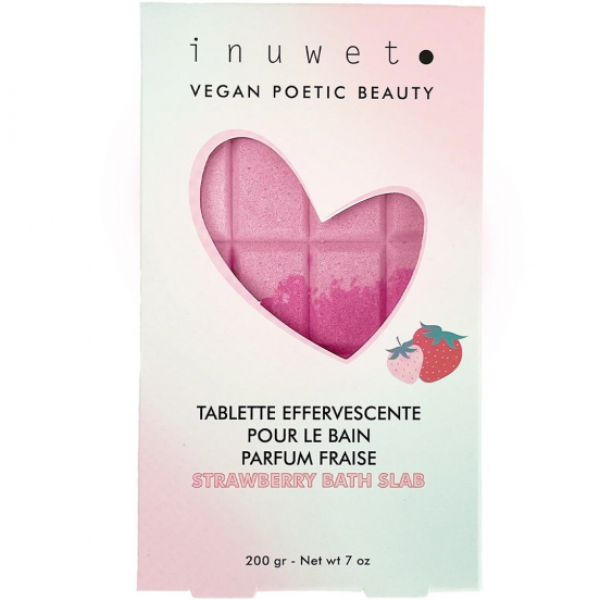 inuwet badtablet bruisend - strawberry
