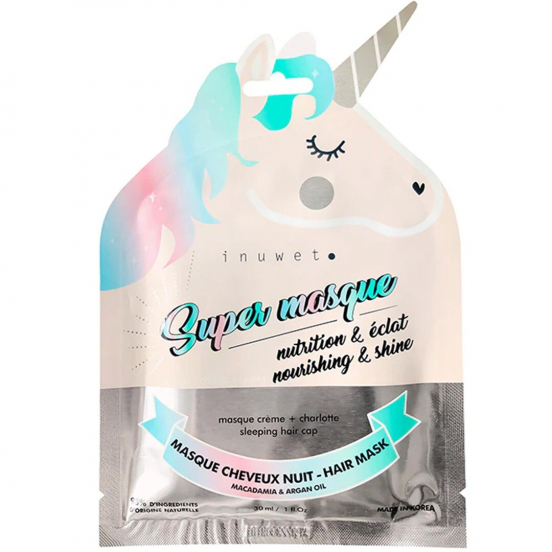 inuwet haarmasker nourishing shine unicorn