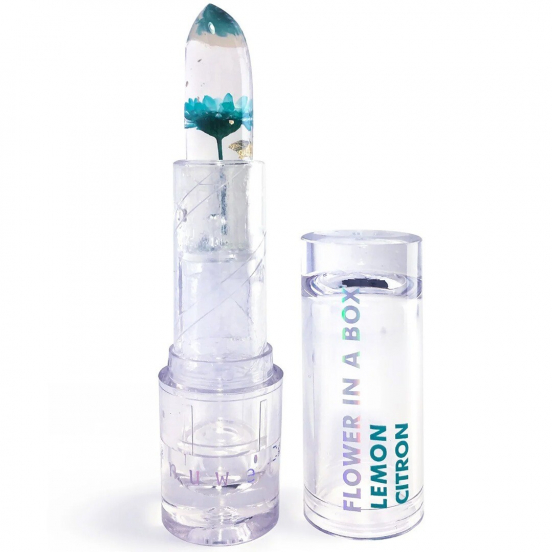 inuwet lippenbalsem flower in a box - lemon
