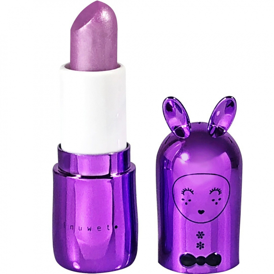 inuwet lippenbalsem metallic blackcurrant - purple
